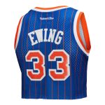 NBA women8217s new york knicks patrick ewing mitchell amp ness x dannijo royal fashion cropped basketball jersey Collection - Official Jerseys & Hats | NBA Store
