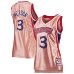 NBA women8217s philadelphia 76ers allen iverson mitchell amp ness pink 75th anniversary rose gold 1996 swingman jersey Collection - Official Jerseys & Hats | NBA Store