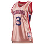 NBA women8217s philadelphia 76ers allen iverson mitchell amp ness pink 75th anniversary rose gold 1996 swingman jersey Collection - Official Jerseys & Hats | NBA Store