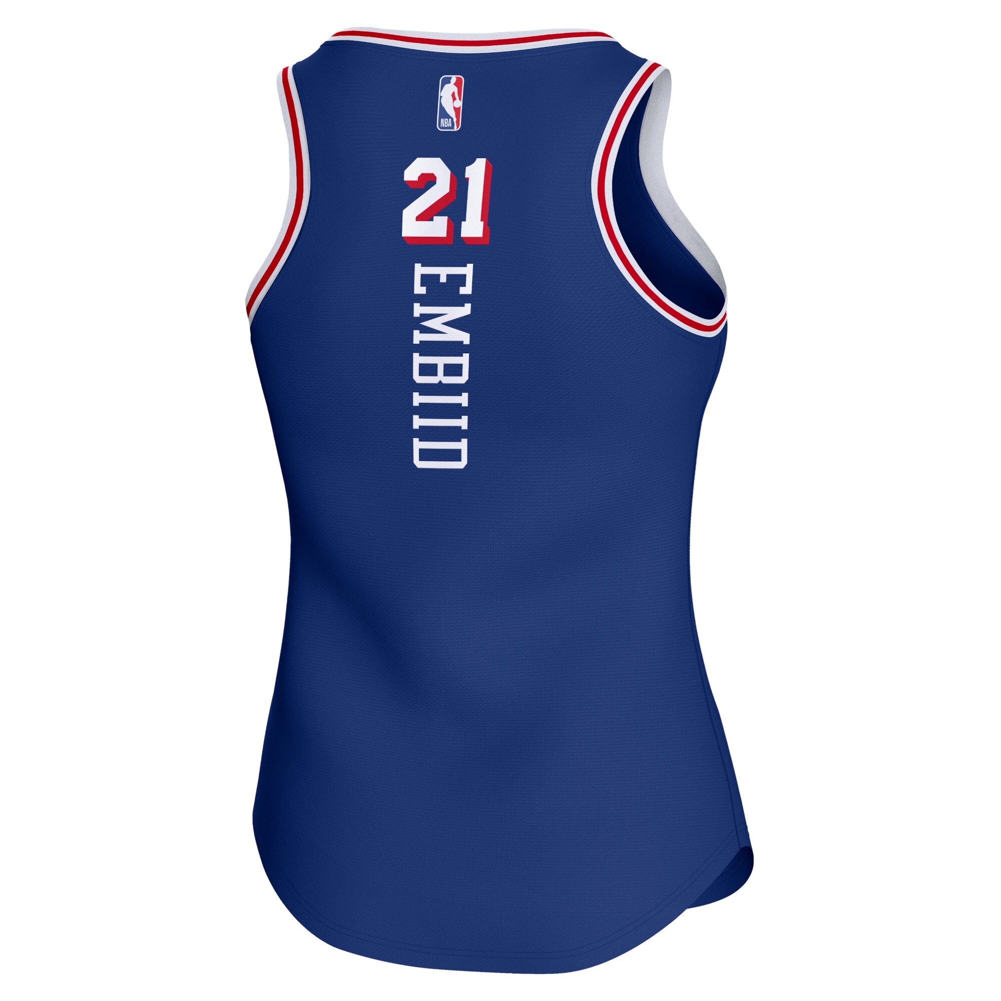 NBA women8217s philadelphia 76ers joel embiid fanatics royal fast break player jersey – icon edition Collection - Official Jerseys & Hats | NBA Store