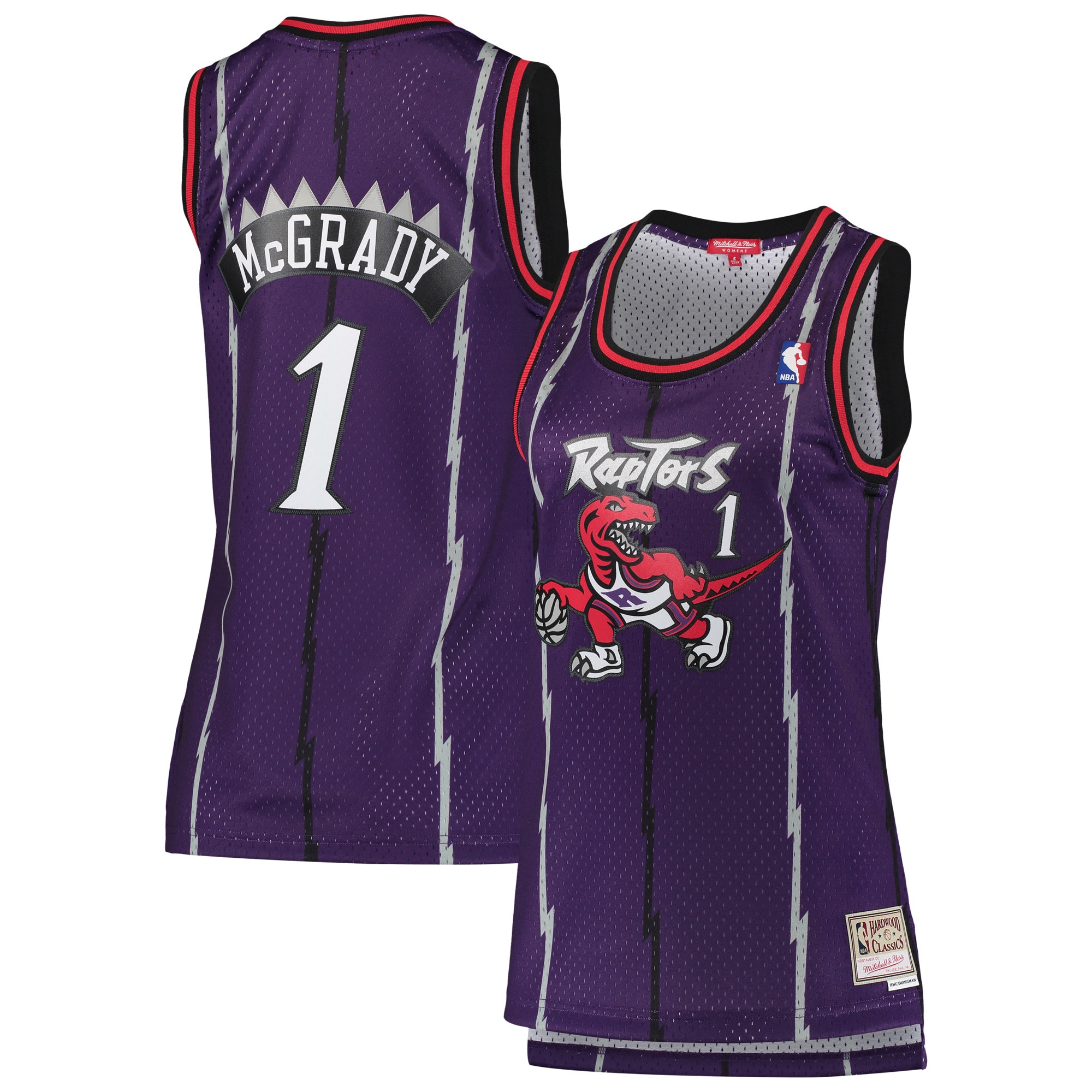 NBA women8217s toronto raptors tracy mcgrady mitchell amp ness purple 199899 hardwood classics swingman jersey Collection - Official Jerseys & Hats | NBA Store