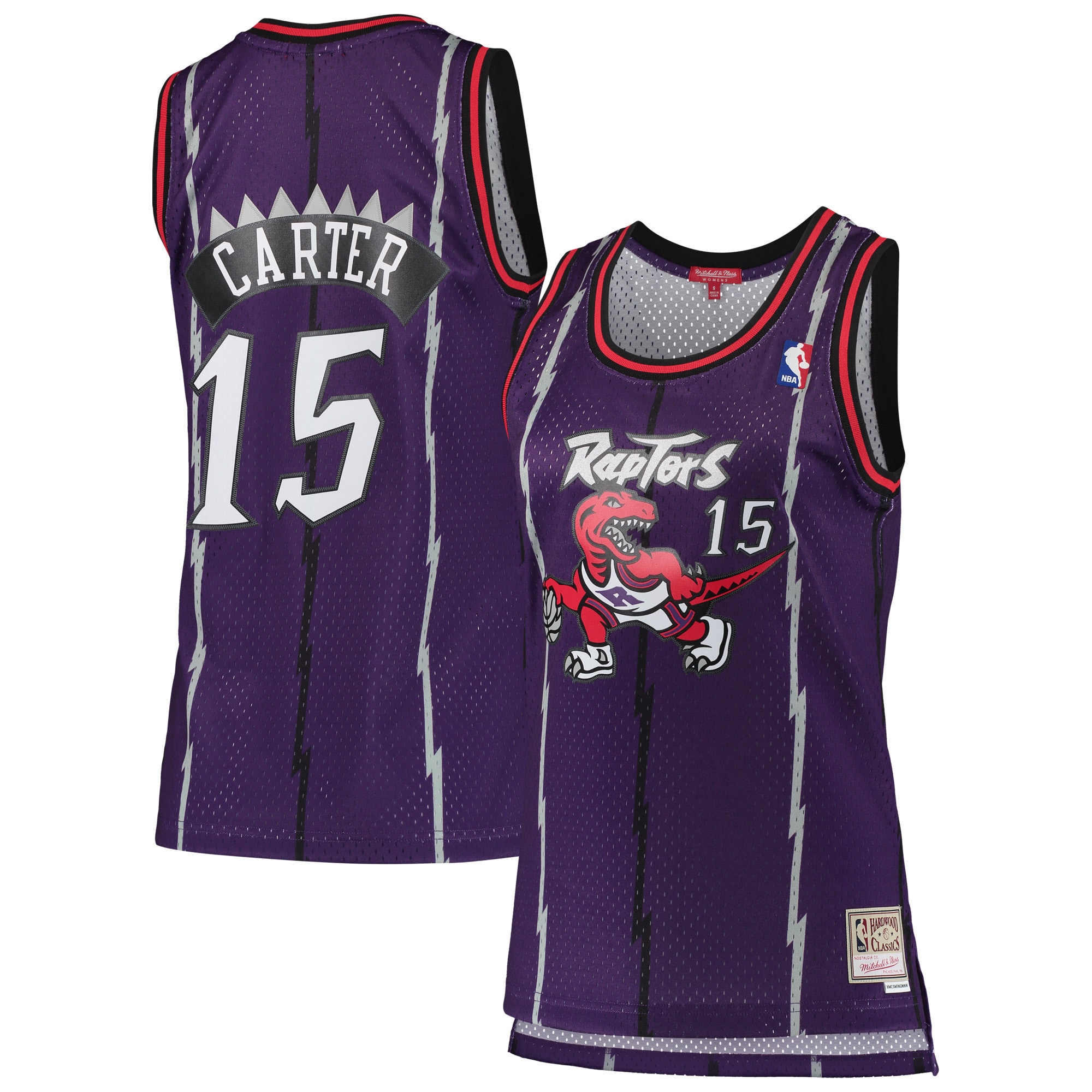 NBA women8217s toronto raptors vince carter mitchell amp ness purple 199899 hardwood classics swingman jersey Collection - Official Jerseys & Hats | NBA Store