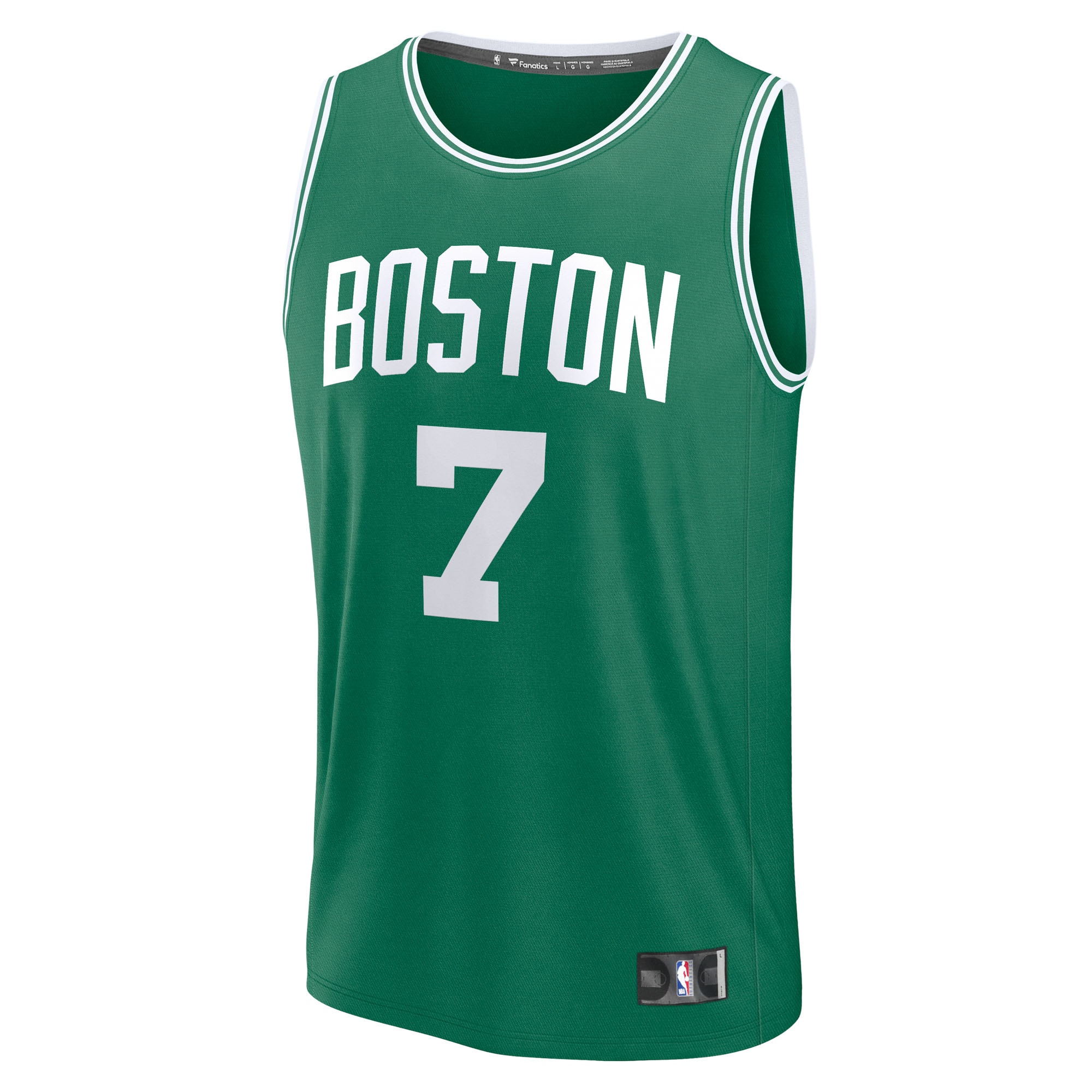 NBA youth boston celtics jaylen brown fanatics kelly green fast break replica player jersey – icon edition Collection - Official Jerseys & Hats | NBA Store