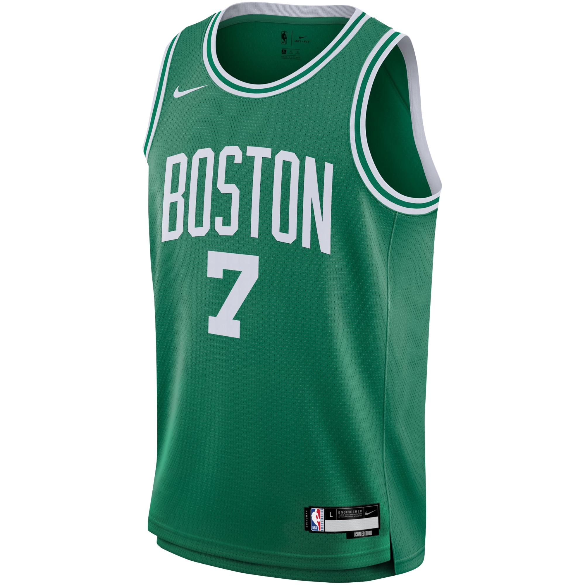 NBA youth boston celtics jaylen brown nike kelly green swingman jersey – icon edition Collection - Official Jerseys & Hats | NBA Store