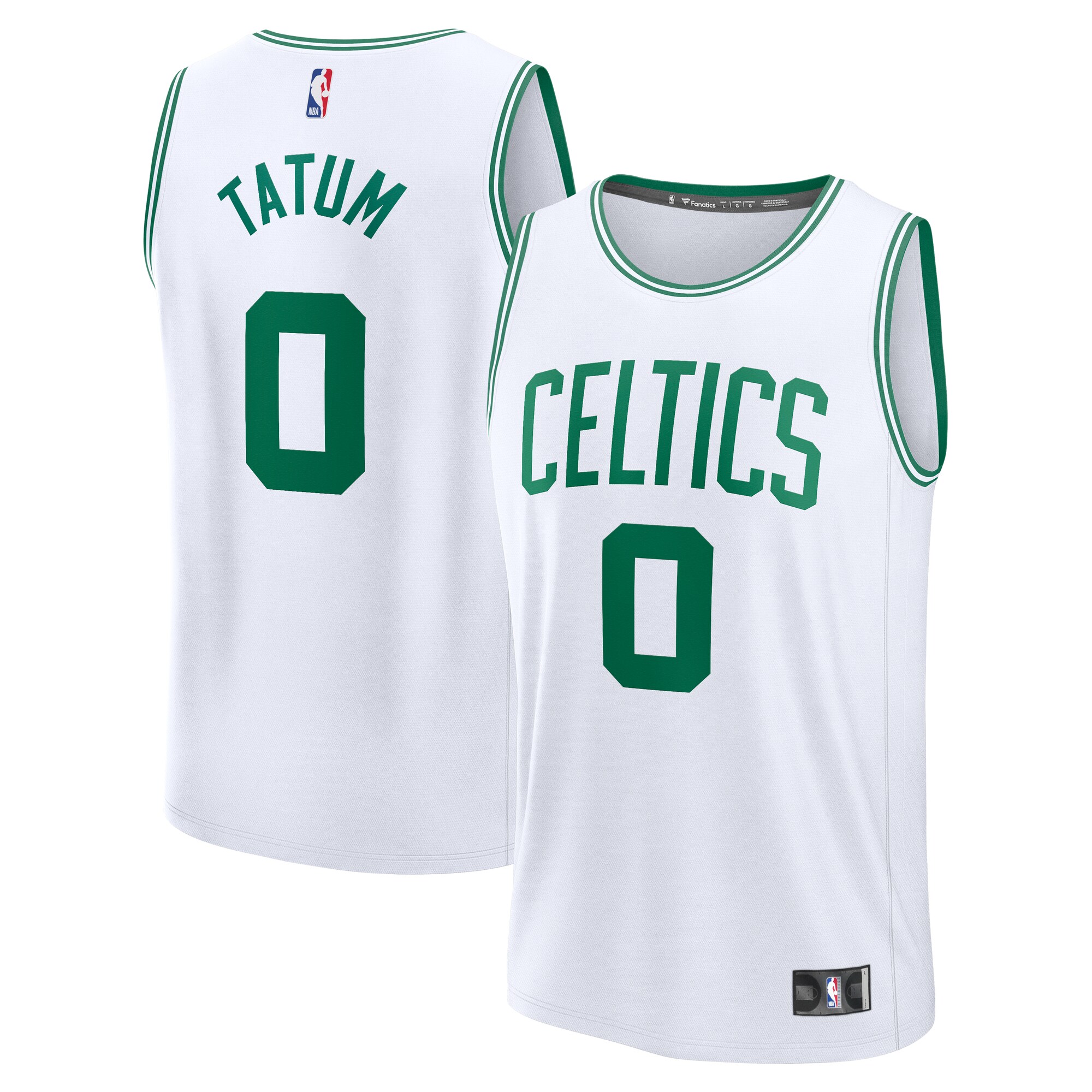 NBA youth boston celtics jayson tatum fanatics white fast break replica player jersey – association edition Collection - Official Jerseys & Hats | NBA Store