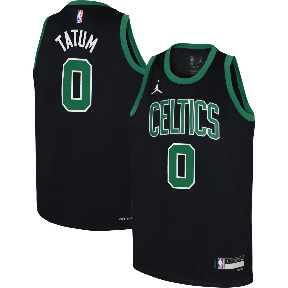 NBA youth boston celtics jayson tatum jordan brand black swingman jersey – statement edition Collection - Official Jerseys & Hats | NBA Store