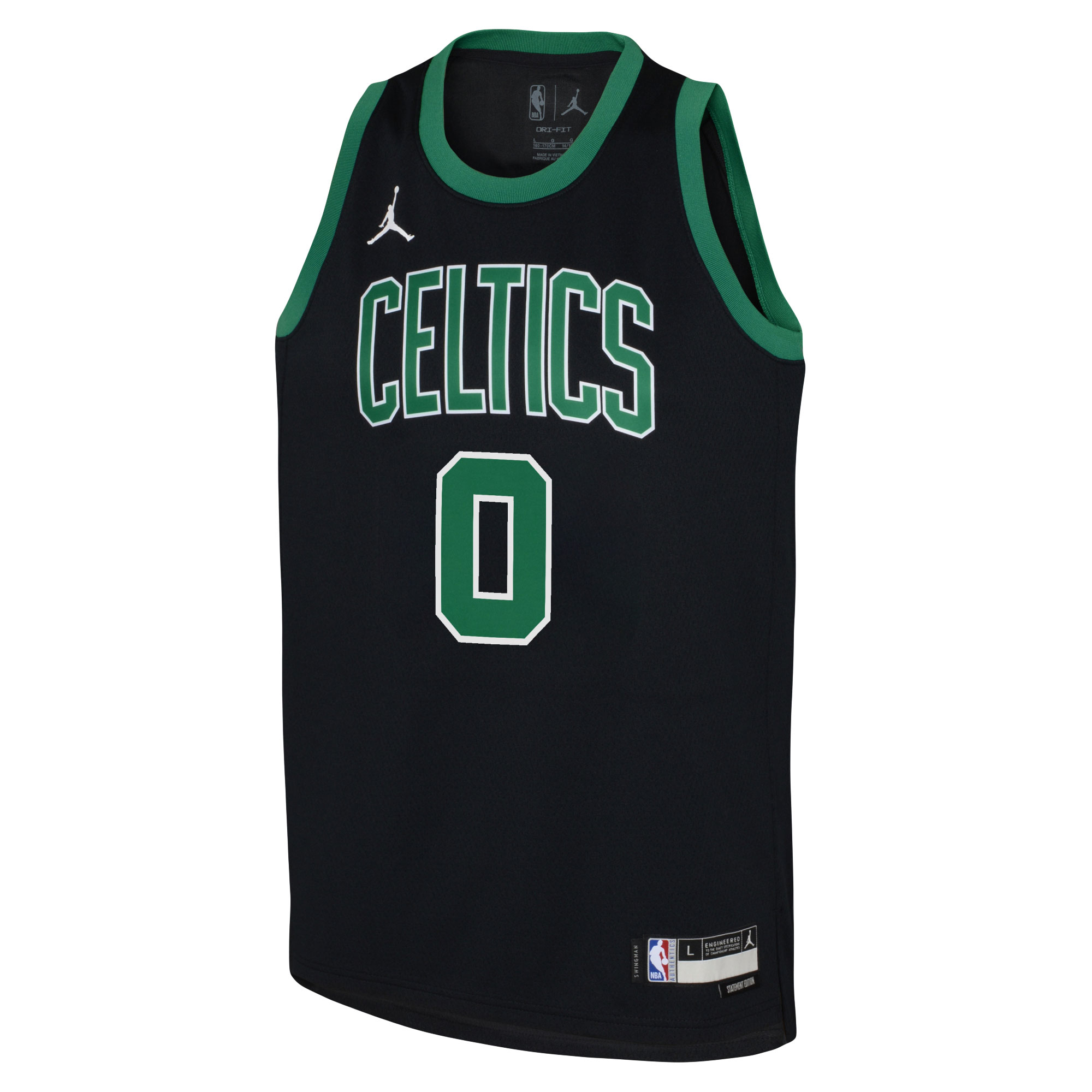 NBA youth boston celtics jayson tatum jordan brand black swingman jersey – statement edition Collection - Official Jerseys & Hats | NBA Store