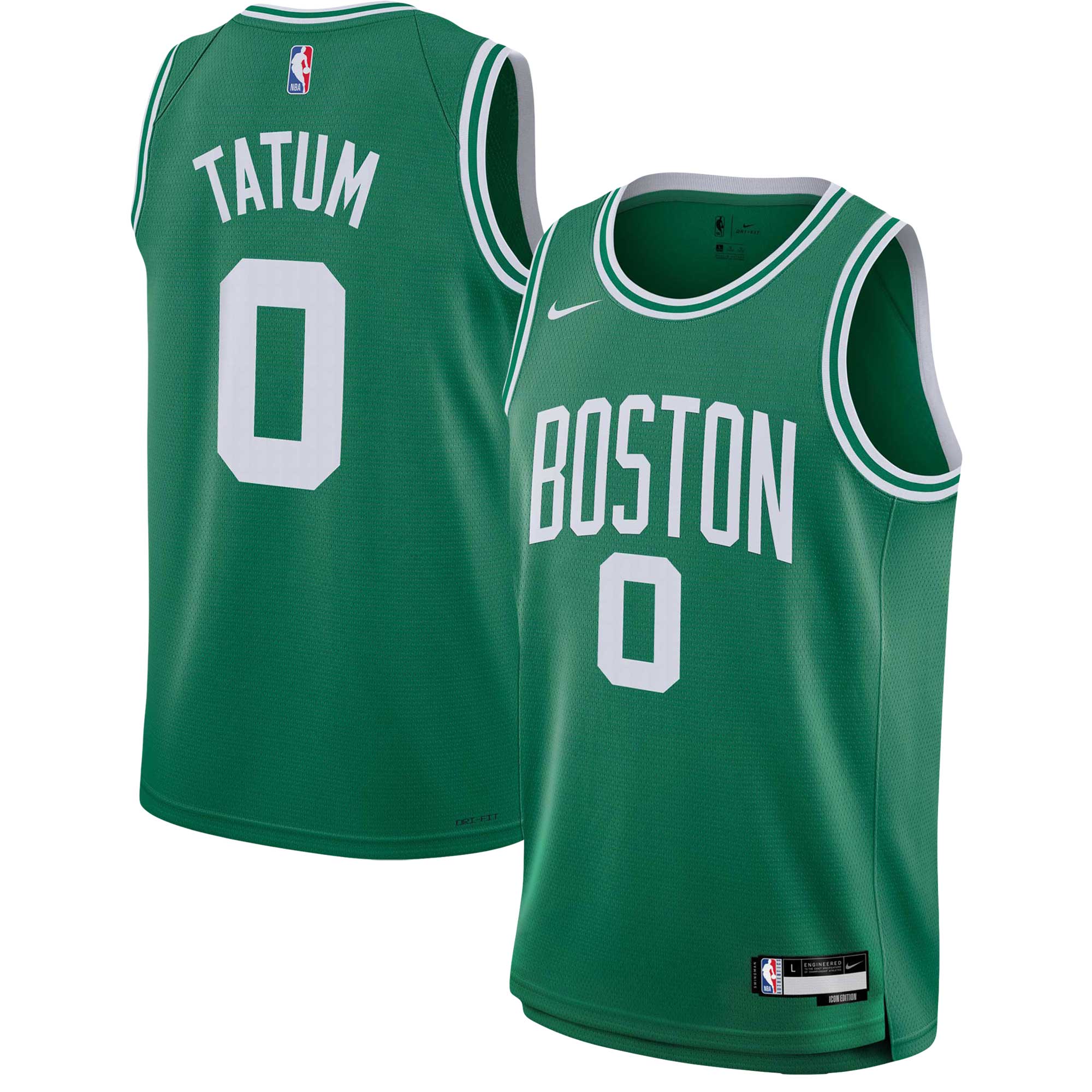 NBA youth boston celtics jayson tatum nike kelly green swingman jersey – icon edition Collection - Official Jerseys & Hats | NBA Store