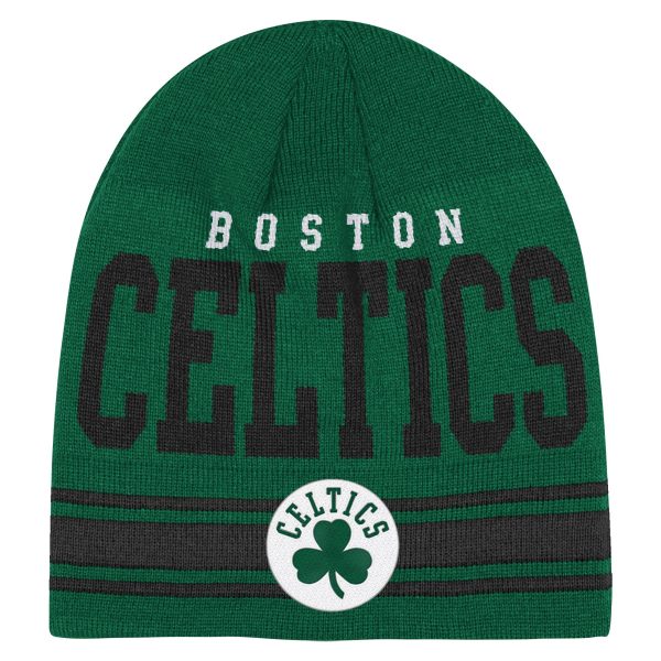NBA youth boston celtics kelly green retro knit beanie Collection - Official Jerseys & Hats | NBA Store