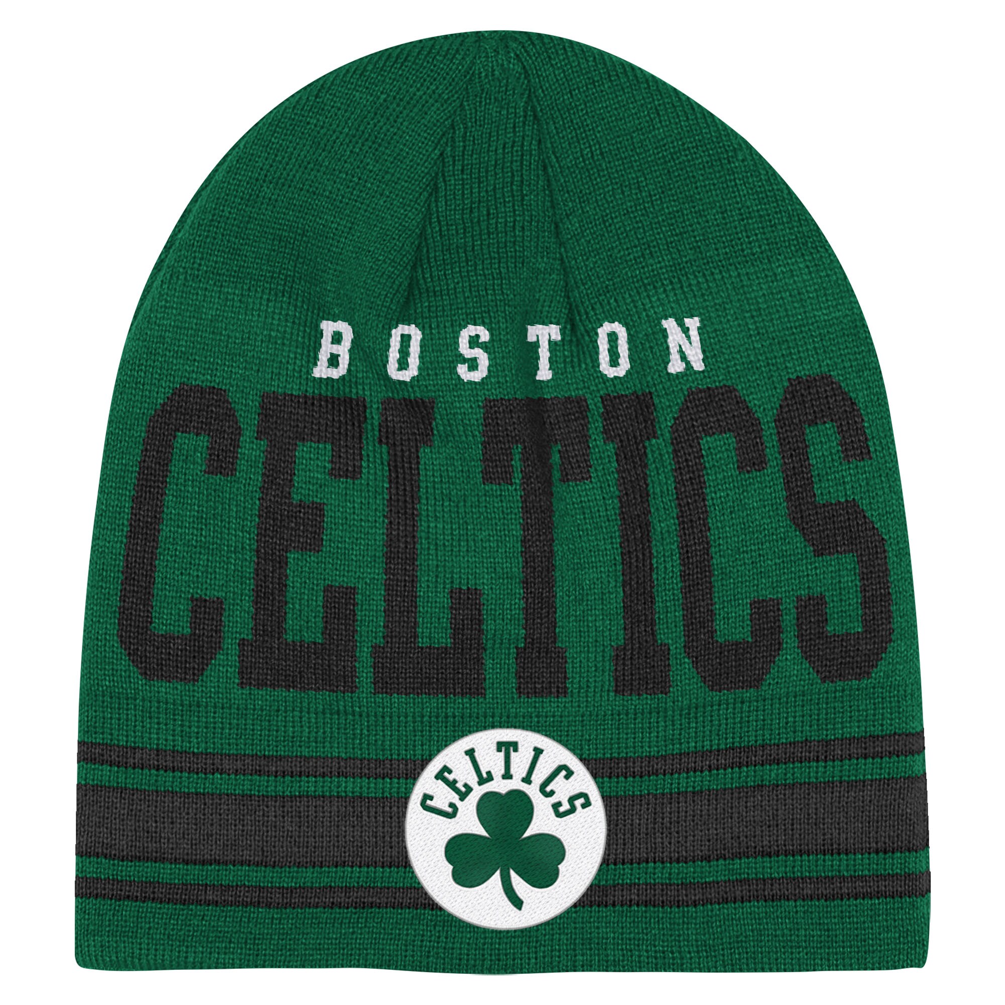NBA youth boston celtics kelly green retro knit beanie Collection - Official Jerseys & Hats | NBA Store