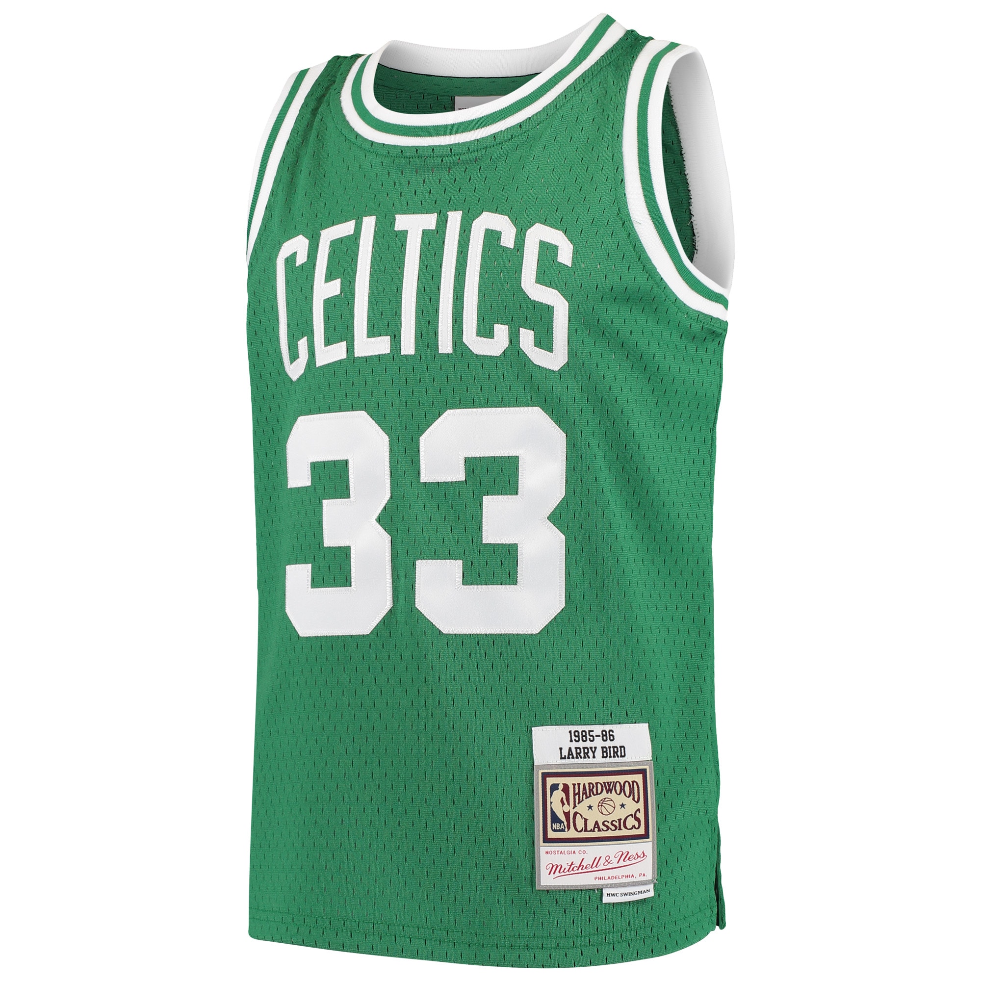 NBA youth boston celtics larry bird mitchell amp ness kelly green hardwood classics swingman throwback jersey Collection - Official Jerseys & Hats | NBA Store