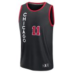 NBA youth chicago bulls demar derozan fanatics black fast break jersey – city edition Collection - Official Jerseys & Hats | NBA Store