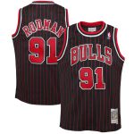 NBA youth chicago bulls dennis rodman mitchell amp ness black 199596 hardwood classics swingman jersey Collection - Official Jerseys & Hats | NBA Store
