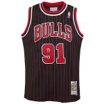 NBA youth chicago bulls dennis rodman mitchell amp ness black 199596 hardwood classics swingman jersey Collection - Official Jerseys & Hats | NBA Store