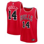 NBA youth chicago bulls matas buzelis fanatics red fast break replica player jersey – icon edition Collection - Official Jerseys & Hats | NBA Store