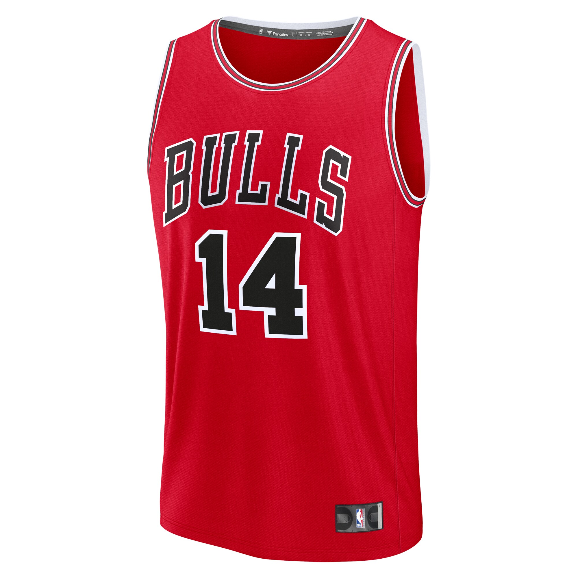 NBA youth chicago bulls matas buzelis fanatics red fast break replica player jersey – icon edition Collection - Official Jerseys & Hats | NBA Store