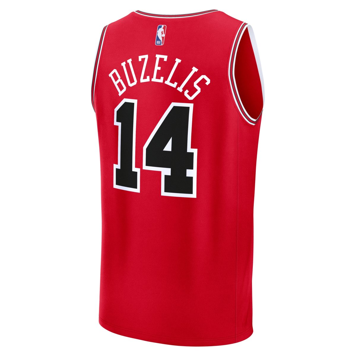 NBA youth chicago bulls matas buzelis fanatics red fast break replica player jersey – icon edition Collection - Official Jerseys & Hats | NBA Store