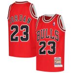 NBA youth chicago bulls michael jordan mitchell amp ness red hardwood classics 199798 authentic jersey Collection - Official Jerseys & Hats | NBA Store