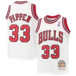 NBA youth chicago bulls scottie pippen mitchell amp ness white 199798 hardwood classics swingman jersey Collection - Official Jerseys & Hats | NBA Store