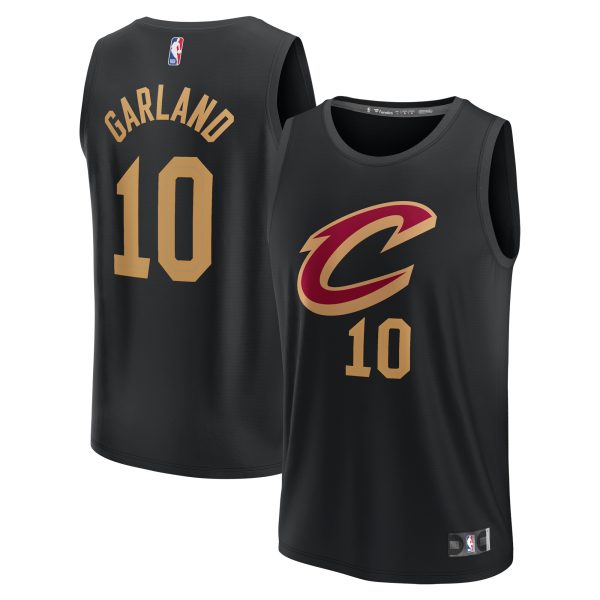 NBA youth cleveland cavaliers darius garland fanatics black fast break replica player jersey – statement edition Collection - Official Jerseys & Hats | NBA Store