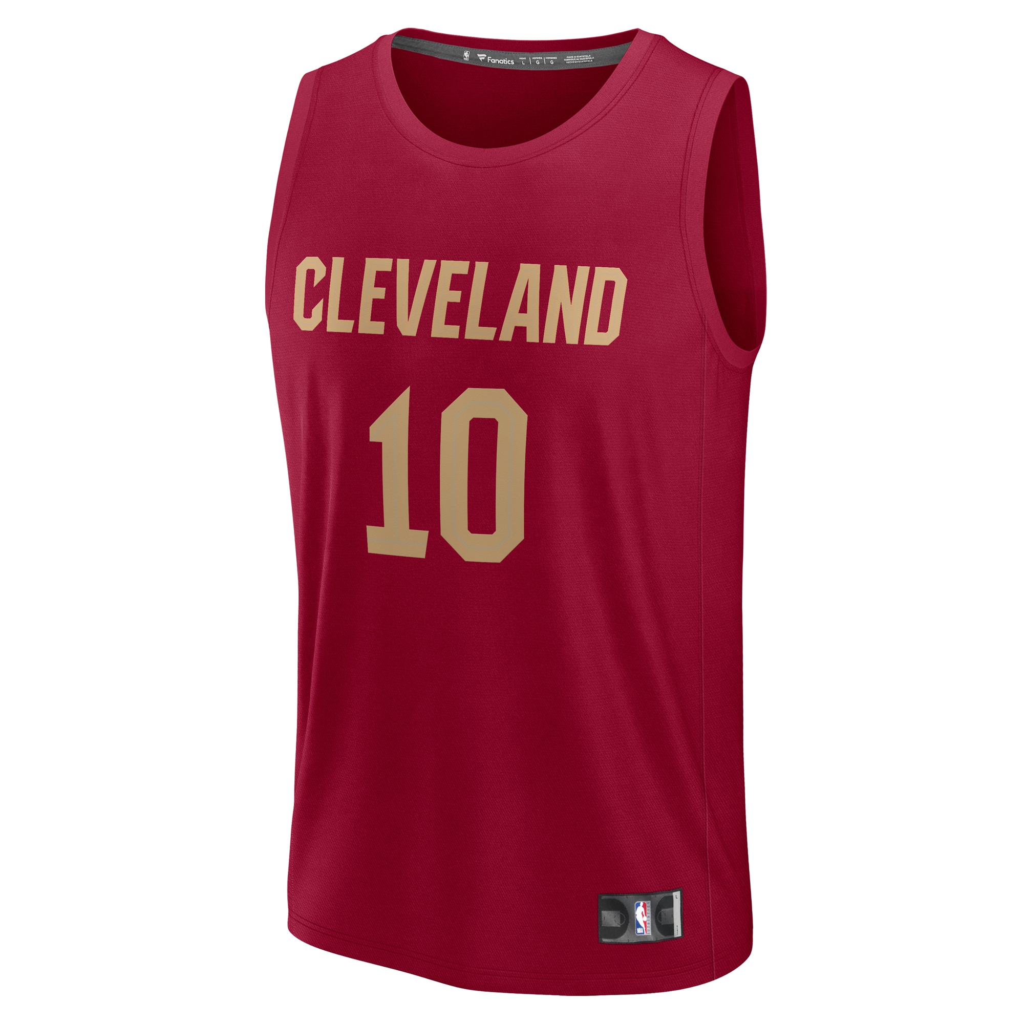 NBA youth cleveland cavaliers darius garland fanatics wine fast break player jersey – icon edition Collection - Official Jerseys & Hats | NBA Store