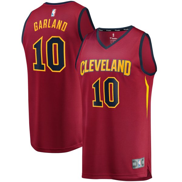 NBA youth cleveland cavaliers darius garland fanatics wine replica fast break jersey – icon edition Collection - Official Jerseys & Hats | NBA Store