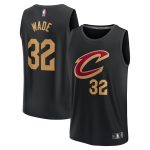 NBA youth cleveland cavaliers dean wade fanatics black fast break replica player jersey – statement edition Collection - Official Jerseys & Hats | NBA Store