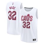 NBA youth cleveland cavaliers dean wade fanatics white fast break replica player jersey – association edition Collection - Official Jerseys & Hats | NBA Store