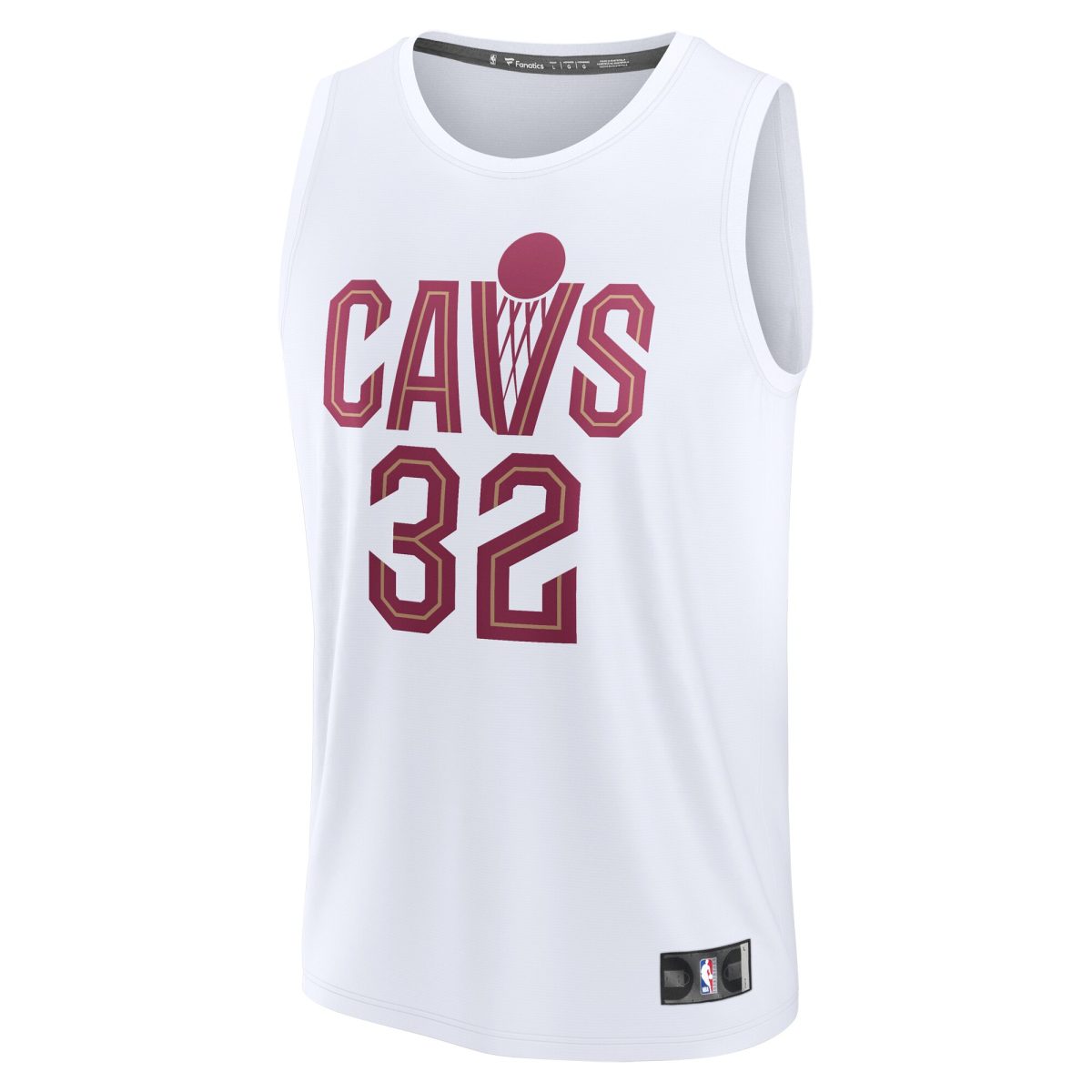 NBA youth cleveland cavaliers dean wade fanatics white fast break replica player jersey – association edition Collection - Official Jerseys & Hats | NBA Store
