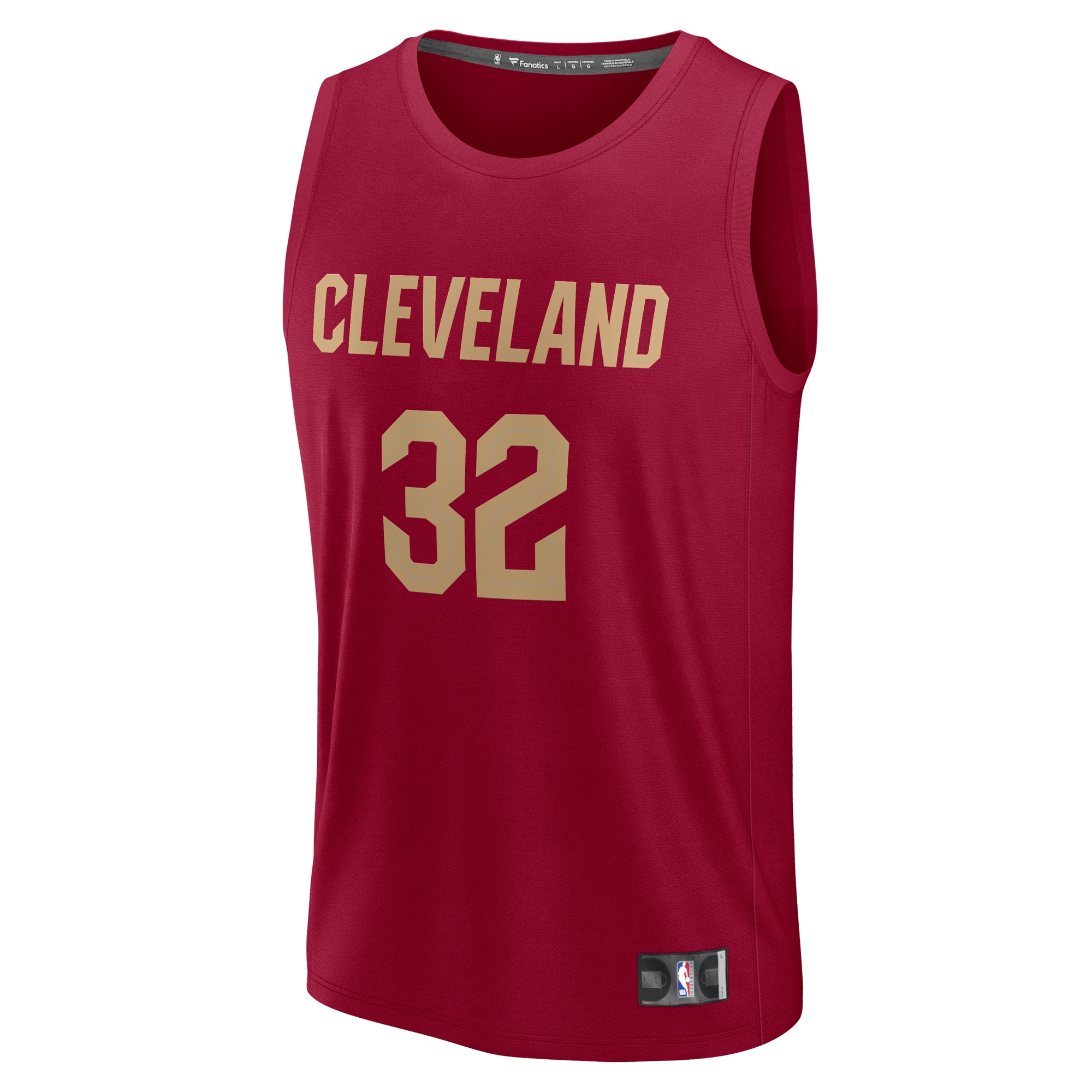 NBA youth cleveland cavaliers dean wade fanatics wine fast break player jersey – icon edition Collection - Official Jerseys & Hats | NBA Store