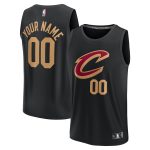 NBA youth cleveland cavaliers fanatics black fast break replica custom jersey – statement edition Collection - Official Jerseys & Hats | NBA Store