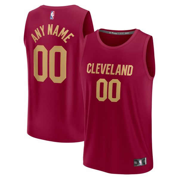 NBA youth cleveland cavaliers fanatics maroon fast break custom jersey – icon edition Collection - Official Jerseys & Hats | NBA Store