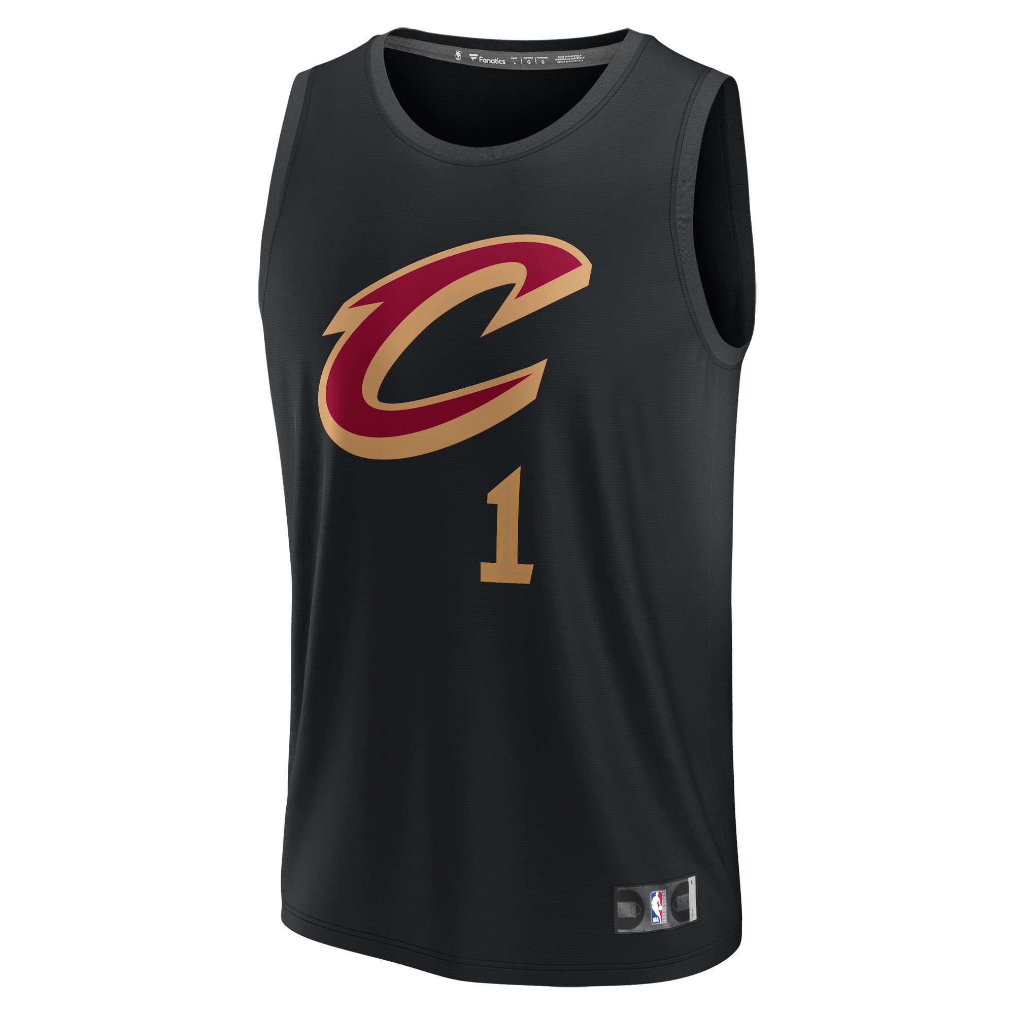 NBA youth cleveland cavaliers max strus fanatics black fast break replica player jersey – statement edition Collection - Official Jerseys & Hats | NBA Store