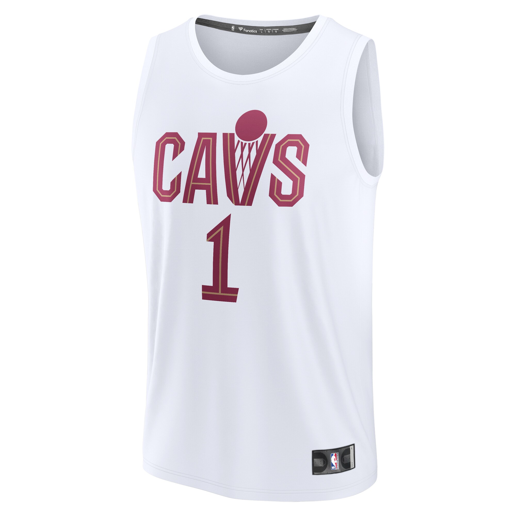 NBA youth cleveland cavaliers max strus fanatics white fast break replica player jersey – association edition Collection - Official Jerseys & Hats | NBA Store