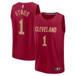 NBA youth cleveland cavaliers max strus fanatics wine fast break player jersey – icon edition Collection - Official Jerseys & Hats | NBA Store