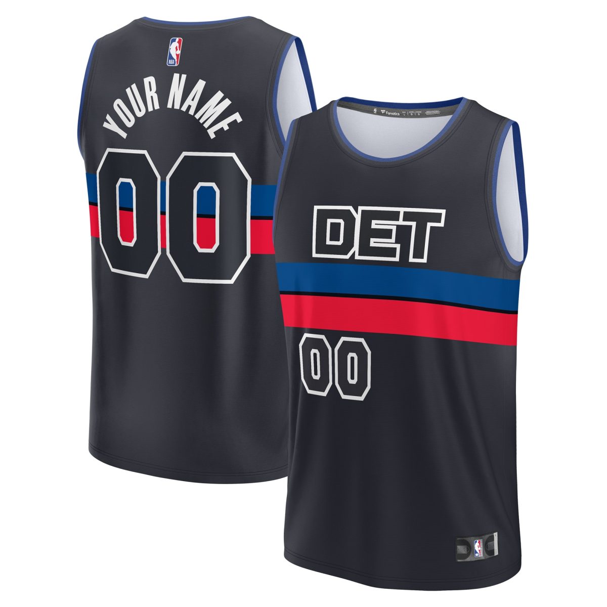 NBA youth detroit pistons fanatics black fast break replica custom jersey – statement edition Collection - Official Jerseys & Hats | NBA Store