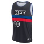 NBA youth detroit pistons fanatics black fast break replica custom jersey – statement edition Collection - Official Jerseys & Hats | NBA Store