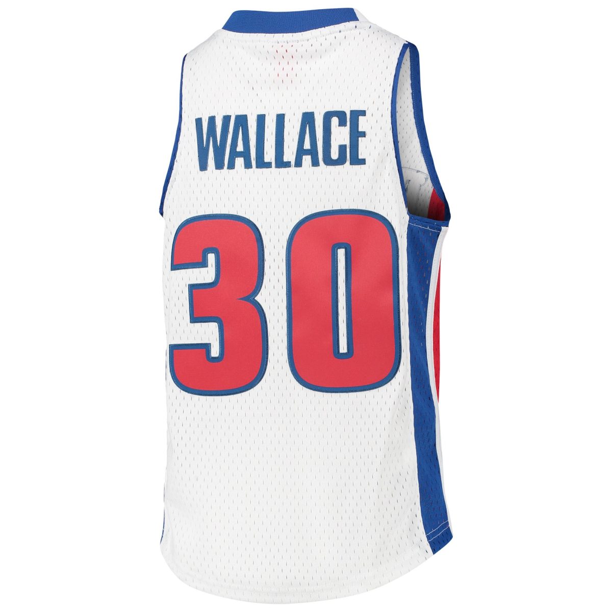 NBA youth detroit pistons rasheed wallace mitchell amp ness white 200304 hardwood classics swingman jersey Collection - Official Jerseys & Hats | NBA Store