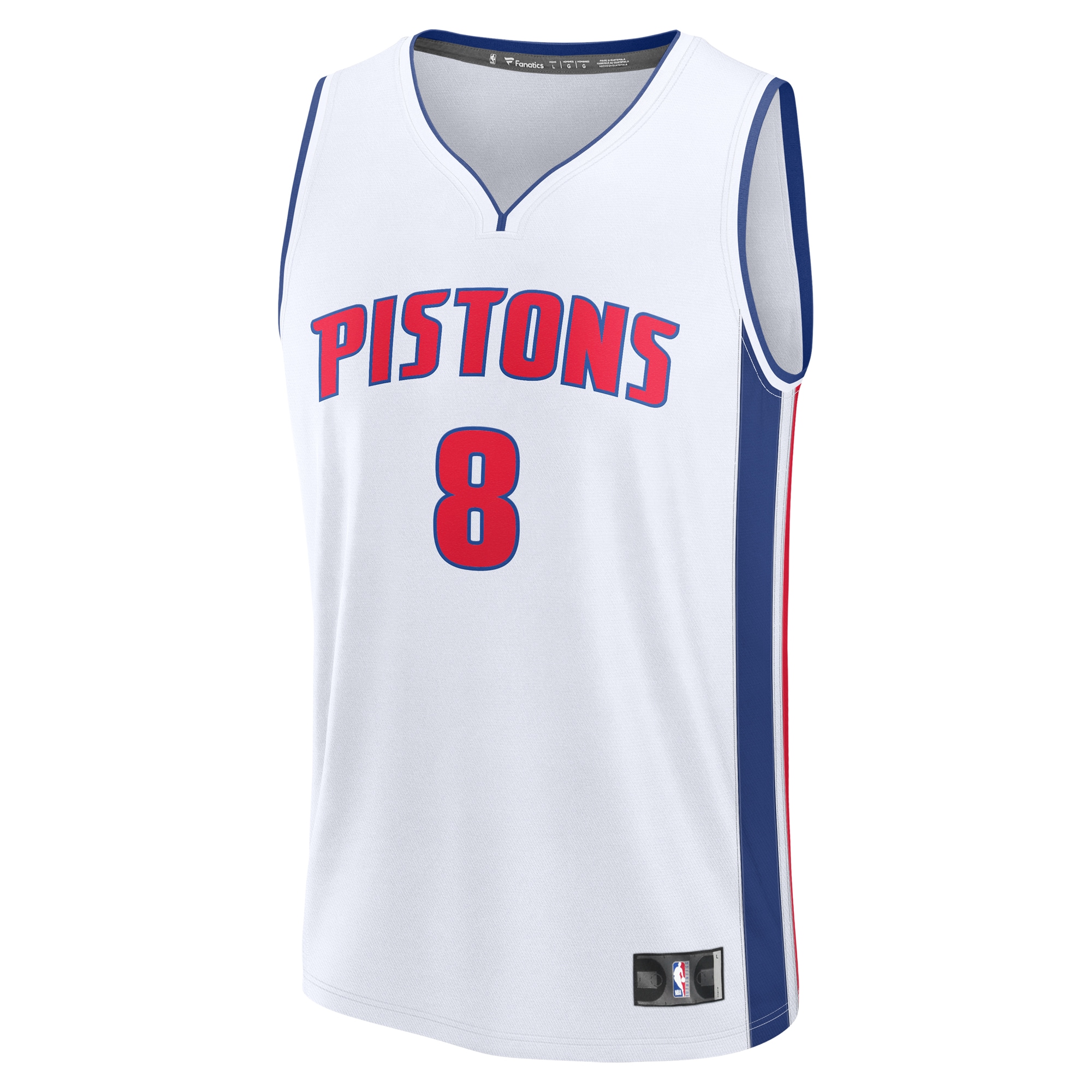 NBA youth detroit pistons tim hardaway jr. fanatics white fast break replica player jersey – association edition Collection - Official Jerseys & Hats | NBA Store