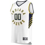 NBA youth indiana pacers fanatics white fast break custom replica jersey – association edition Collection - Official Jerseys & Hats | NBA Store
