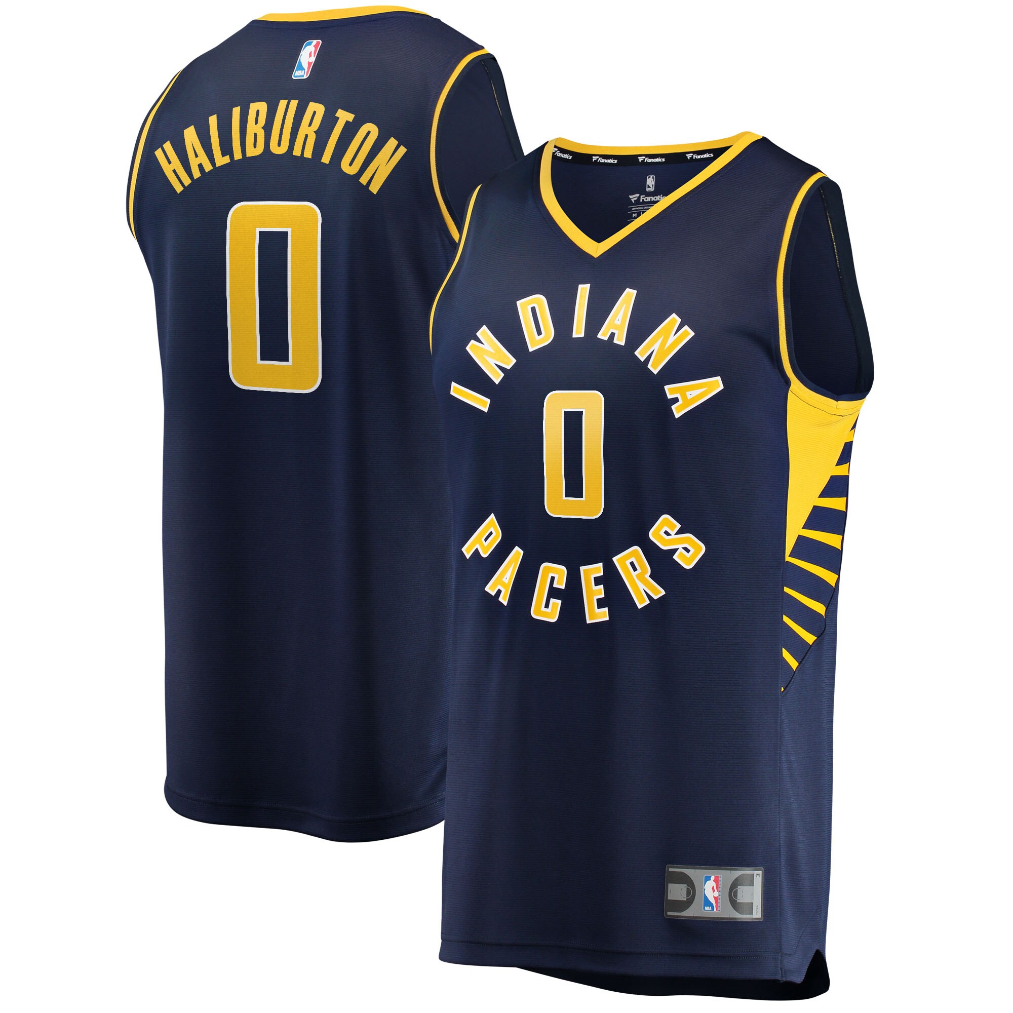 NBA youth indiana pacers tyrese haliburton fanatics navy 202122 fast break replica jersey – icon edition Collection - Official Jerseys & Hats | NBA Store