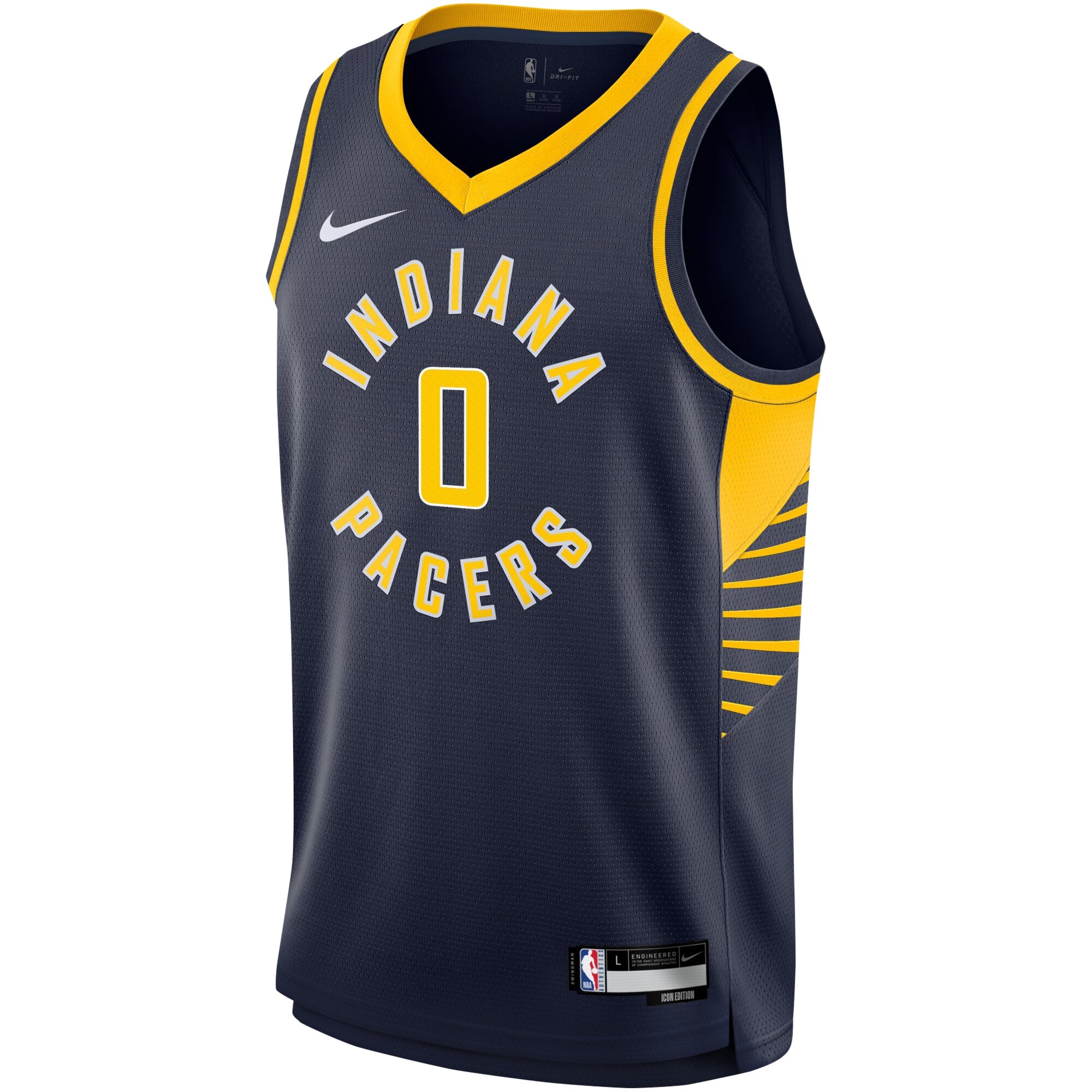 NBA youth indiana pacers tyrese haliburton nike navy swingman jersey – icon edition Collection - Official Jerseys & Hats | NBA Store