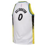 NBA youth indiana pacers tyrese haliburton nike white 202425 swingman player jersey – city edition Collection - Official Jerseys & Hats | NBA Store