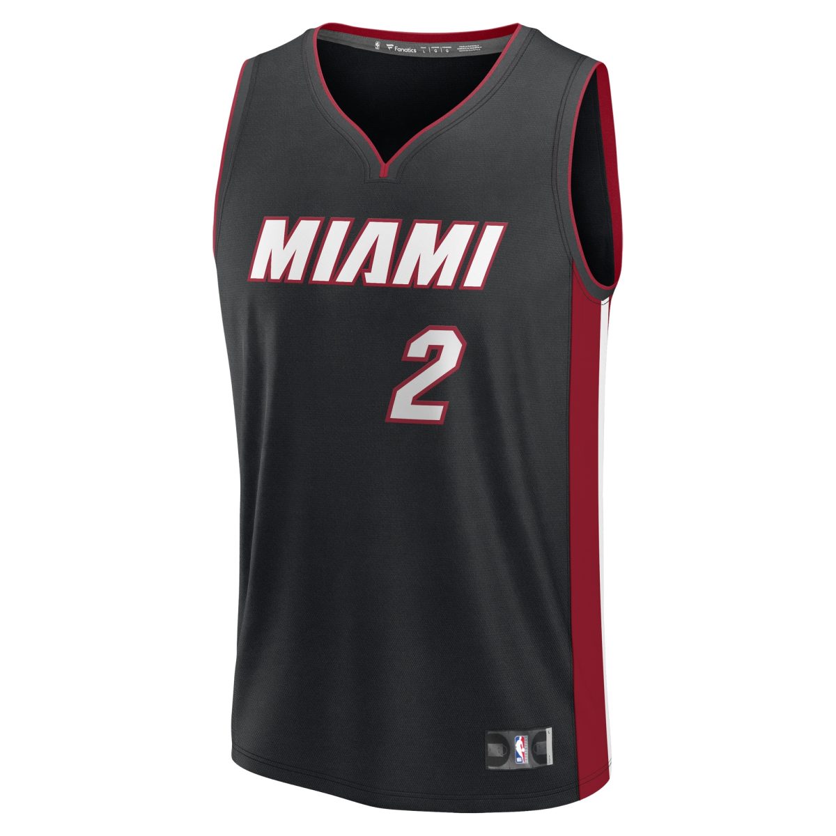 NBA youth miami heat terry rozier fanatics black fast break player jersey – icon edition Collection - Official Jerseys & Hats | NBA Store