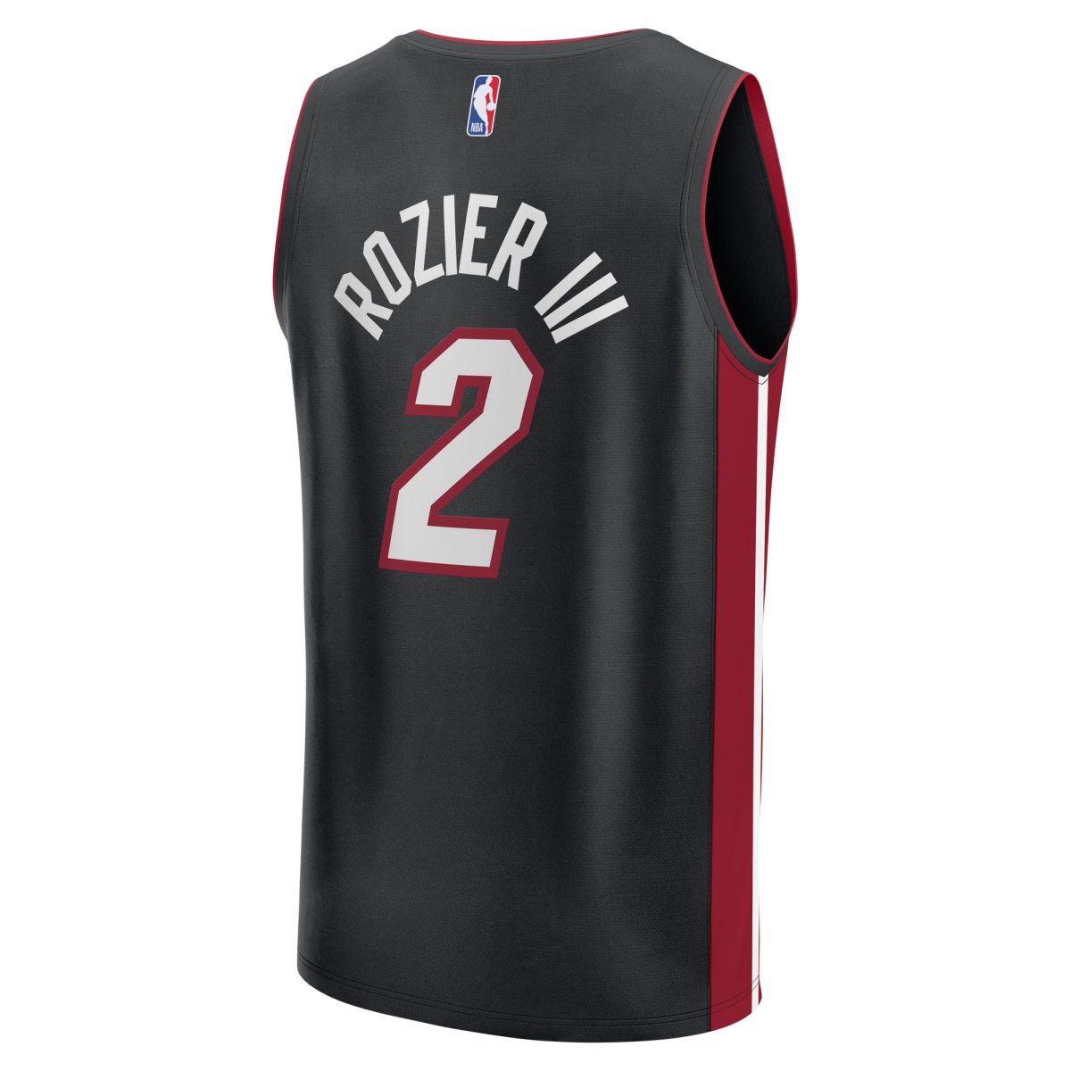 NBA youth miami heat terry rozier fanatics black fast break player jersey – icon edition Collection - Official Jerseys & Hats | NBA Store