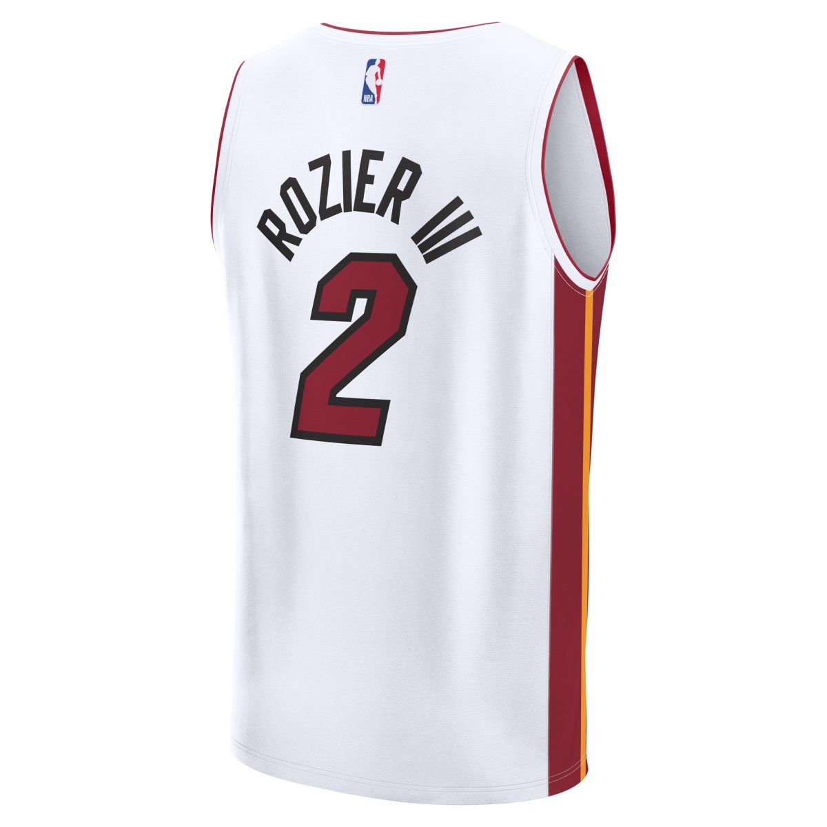 NBA youth miami heat terry rozier fanatics white fast break player jersey – association edition Collection - Official Jerseys & Hats | NBA Store