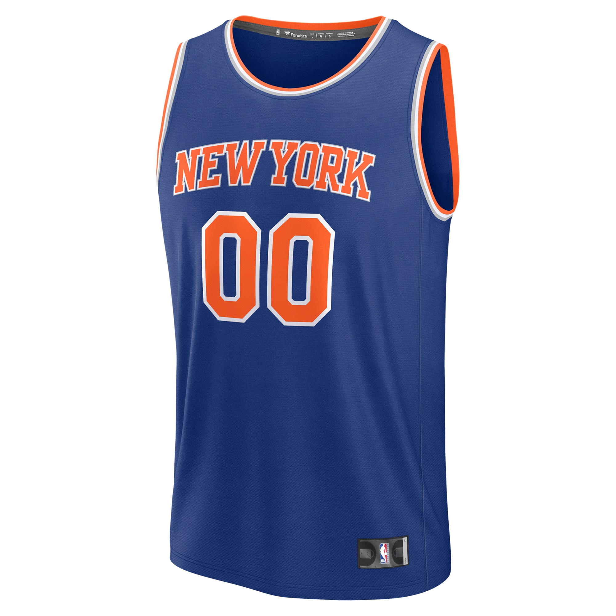 NBA youth new york knicks fanatics blue custom fast break jersey – icon edition Collection - Official Jerseys & Hats | NBA Store