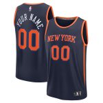 NBA youth new york knicks fanatics navy custom fast break jersey – statement edition Collection - Official Jerseys & Hats | NBA Store
