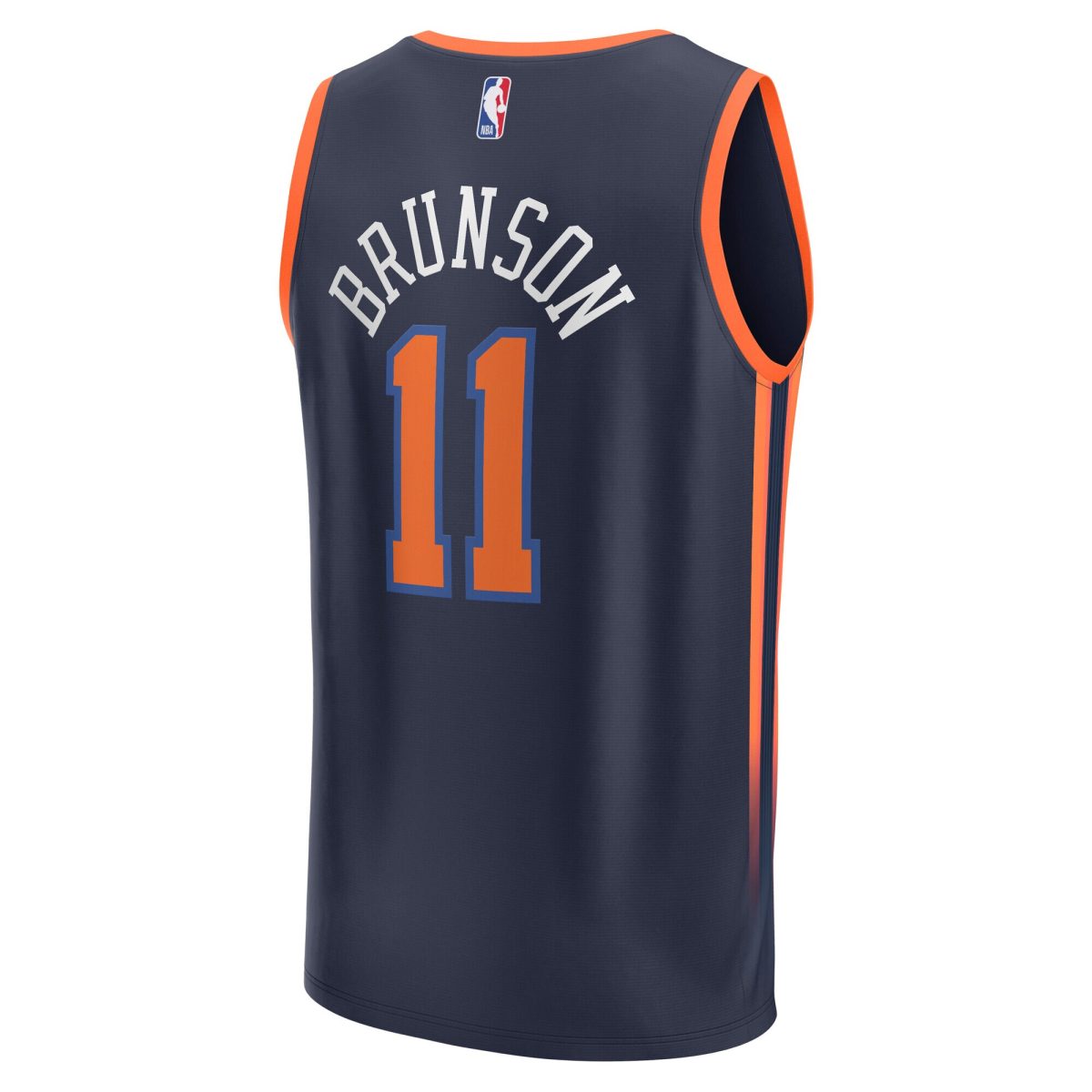 NBA youth new york knicks jalen brunson fanatics navy fast break replica player jersey – statement edition Collection - Official Jerseys & Hats | NBA Store