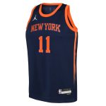 NBA youth new york knicks jalen brunson jordan brand navy swingman jersey – statement edition Collection - Official Jerseys & Hats | NBA Store